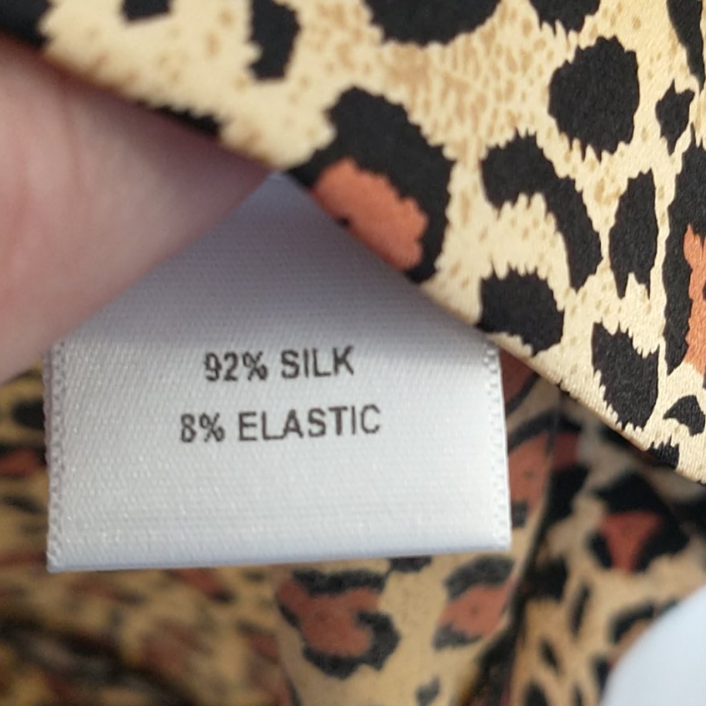 Vian Hunter animal print silk sheath dress - Picture 5 of 6